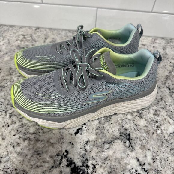 Women's US Size 9.5 Sketchers Max Cushion Elite‎ Galaxy Burst Grey - Picture 1 of 8